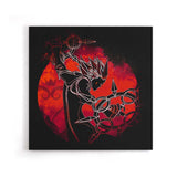 Dancing Flames Orb - Canvas Print