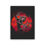 Dancing Flames Orb - Canvas Print
