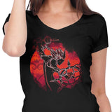 Dancing Flames Orb - Women's V-Neck