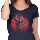 Dancing Flames Orb - Women's V-Neck