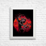 Dancing Flames Orb - Posters & Prints