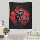 Dancing Flames Orb - Wall Tapestry