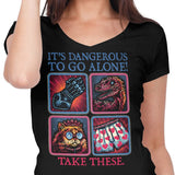 Danger in the Dungeon - Women's V-Neck