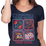 Danger in the Dungeon - Women's V-Neck