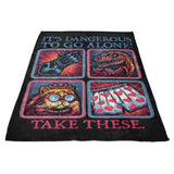 Danger in the Dungeon - Fleece Blanket