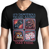 Danger in the Dungeon - Men's V-Neck