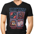 Danger in the Dungeon - Men's V-Neck