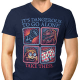 Danger in the Dungeon - Men's V-Neck
