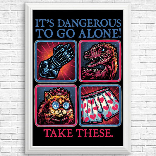 Danger in the Dungeon - Posters & Prints