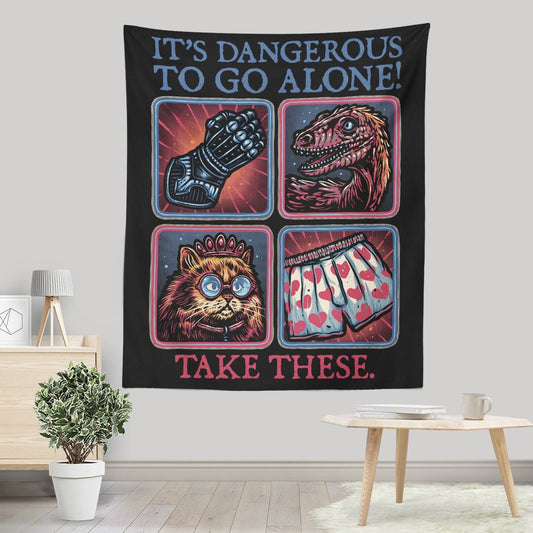 Danger in the Dungeon - Wall Tapestry