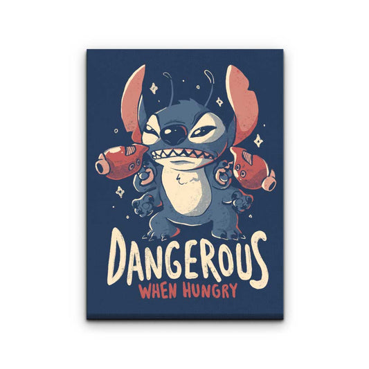 Dangerous When Hungry - Canvas Print