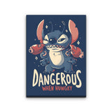 Dangerous When Hungry - Canvas Print