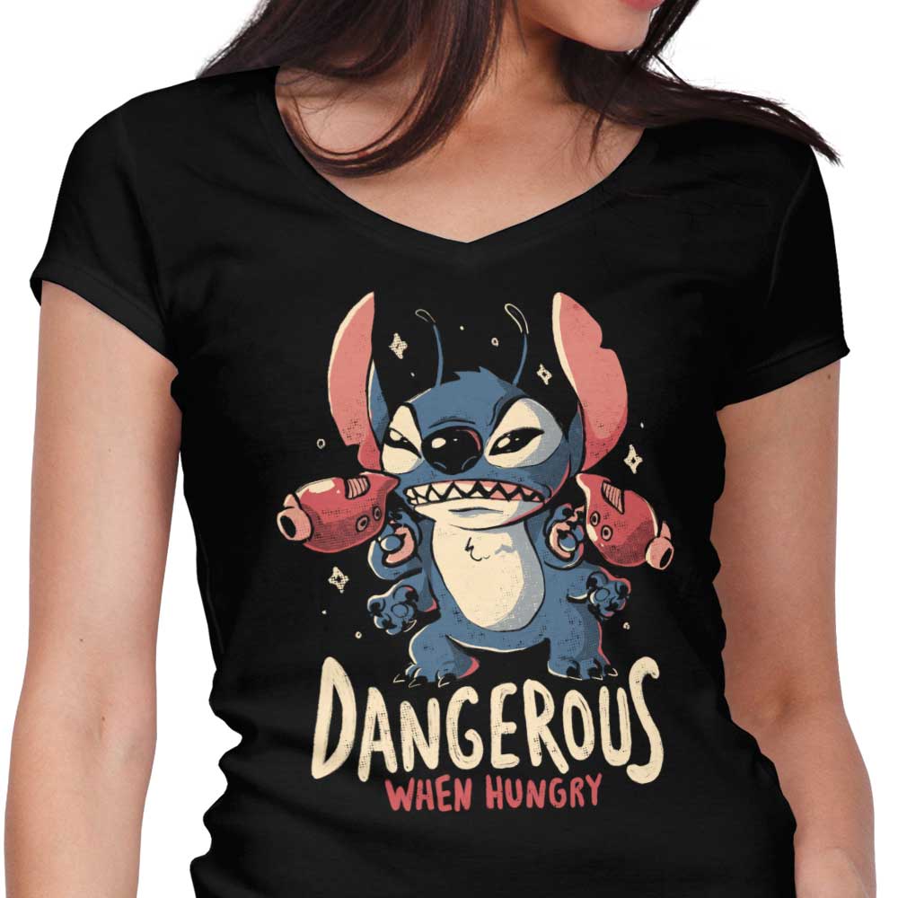 Dangerous When Hungry - Women's V-Neck