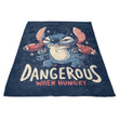 Dangerous When Hungry - Fleece Blanket