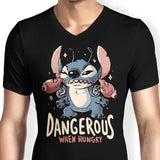 Dangerous When Hungry - Men's V-Neck