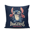Dangerous When Hungry - Throw Pillow