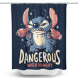 Dangerous When Hungry - Shower Curtain