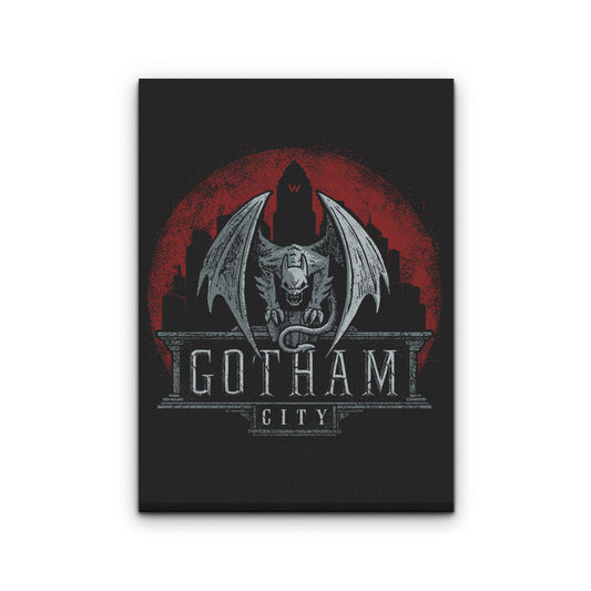 Dark Gargoyle - Canvas Print