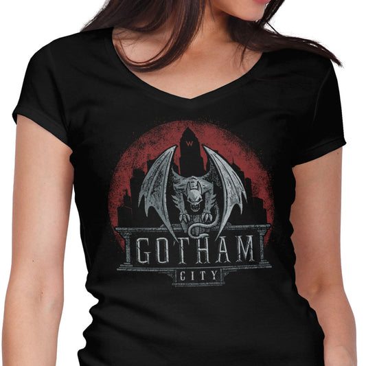 Dark Gargoyle - Women's V-Neck