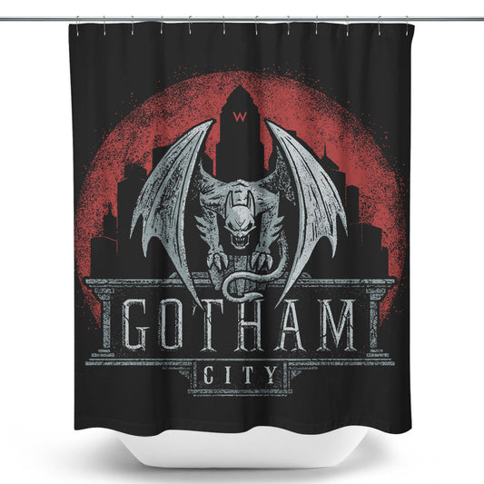Dark Gargoyle - Shower Curtain