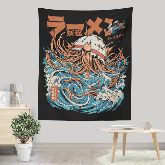 Dark Great Ramen (Alt) - Wall Tapestry