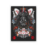Dark Lord Samurai - Canvas Print