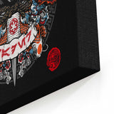 Dark Lord Samurai - Canvas Print
