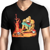 Dark Samus - Men's V-Neck