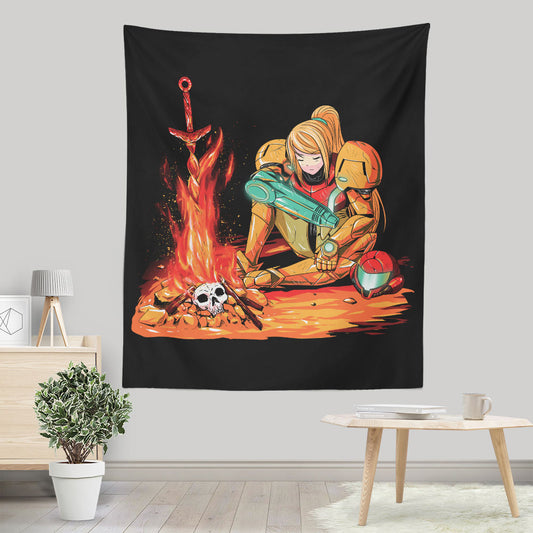 Dark Samus - Wall Tapestry