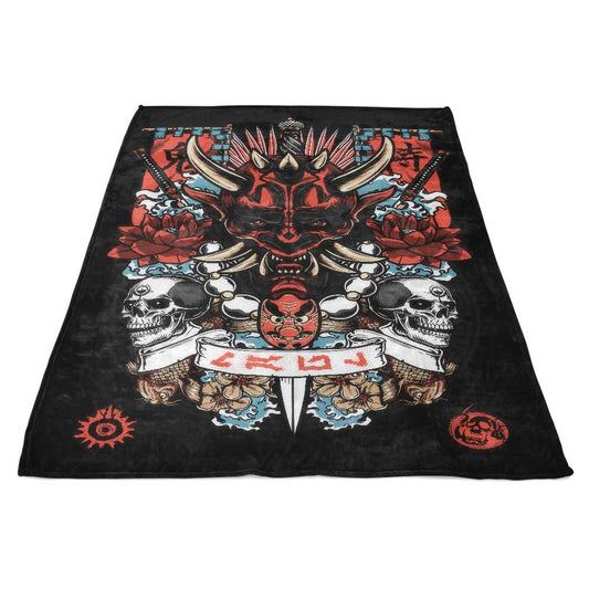 Dark Side Akuma - Fleece Blanket