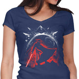 Dark Side of the Galaxy - Women's V-Neck