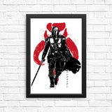 Dark Wielder Sumi-e - Posters & Prints