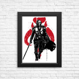 Dark Wielder Sumi-e - Posters & Prints