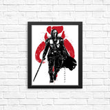 Dark Wielder Sumi-e - Posters & Prints