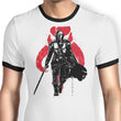 Dark Wielder Sumi-e - Ringer T-Shirt