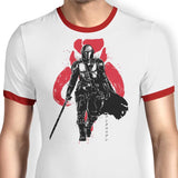 Dark Wielder Sumi-e - Ringer T-Shirt