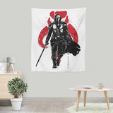 Dark Wielder Sumi-e - Wall Tapestry