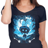 Darkness Button - Women's V-Neck
