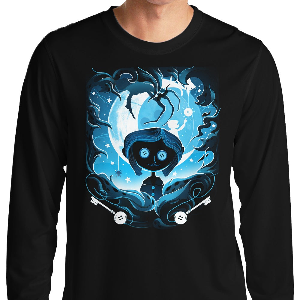 Darkness Button - Long Sleeve T-Shirt