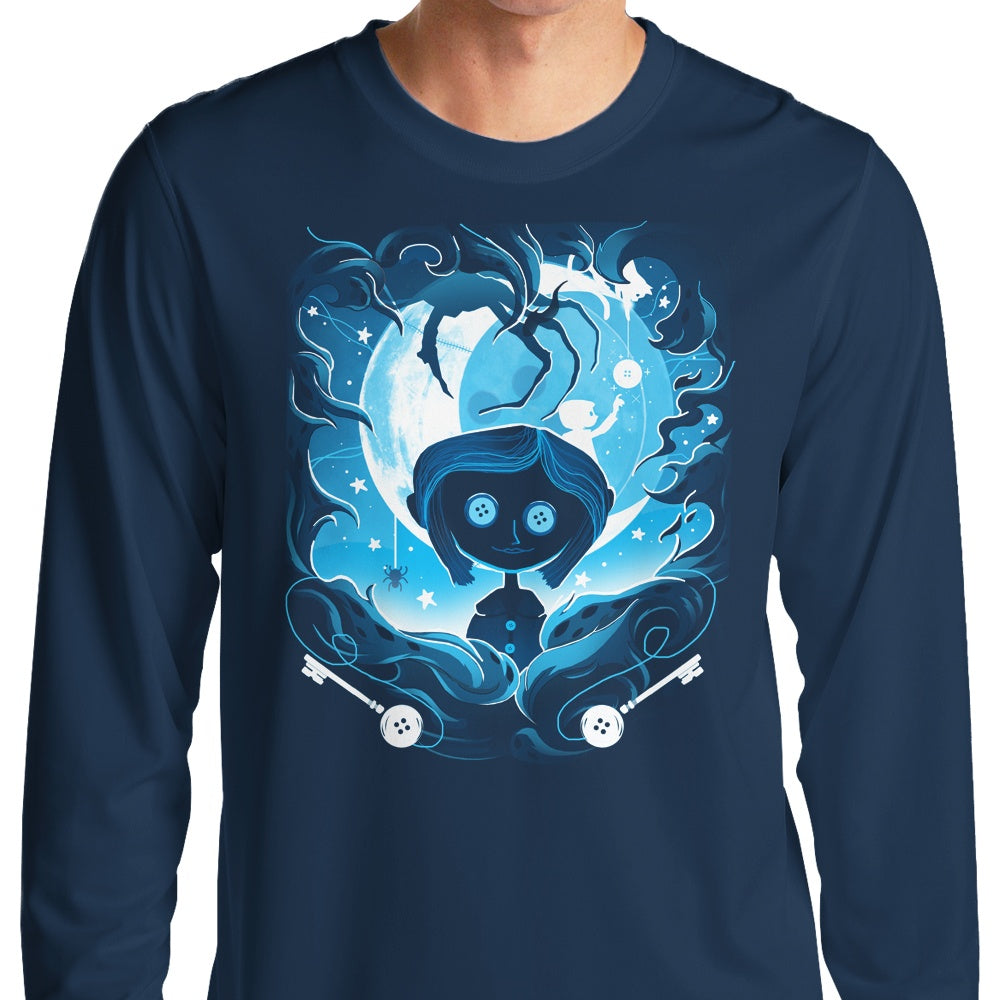 Darkness Button - Long Sleeve T-Shirt