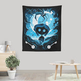 Darkness Button - Wall Tapestry