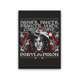 Dasher, Dancer and Dixon - Canvas Print