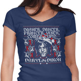 Dasher, Dancer and Dixon - Women's V-Neck