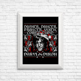 Dasher, Dancer and Dixon - Posters & Prints