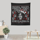 Dasher, Dancer and Dixon - Wall Tapestry