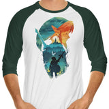 Dawn of Courage - 3/4 Sleeve Raglan T-Shirt