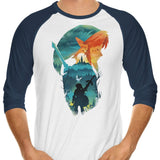 Dawn of Courage - 3/4 Sleeve Raglan T-Shirt