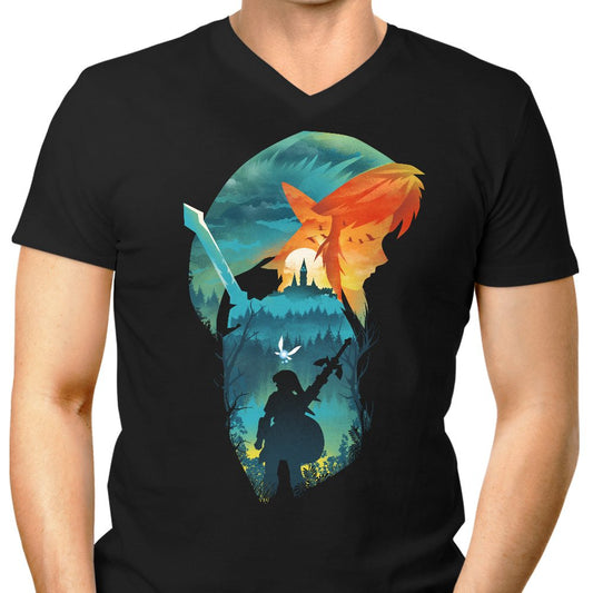 Dawn of Courage - Men's V-Neck