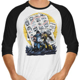 Days of the Mortal Past - 3/4 Sleeve Raglan T-Shirt