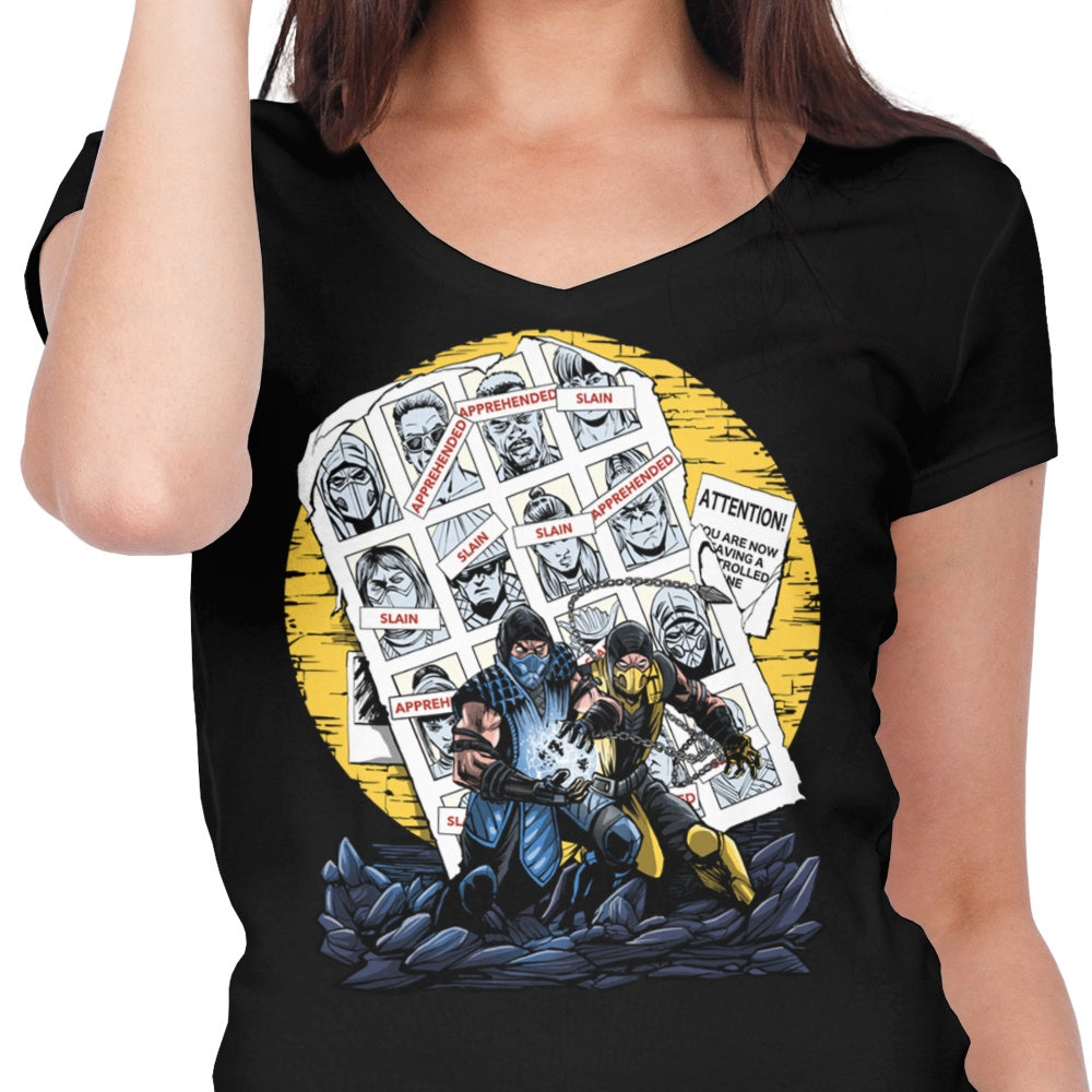 Days of the Mortal Past - Women's V-Neck